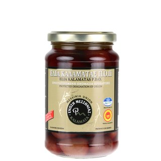Kalamata Oliven im Glas 370 Gramm