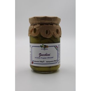 Zucchine in olio extravergine di oliva 290g